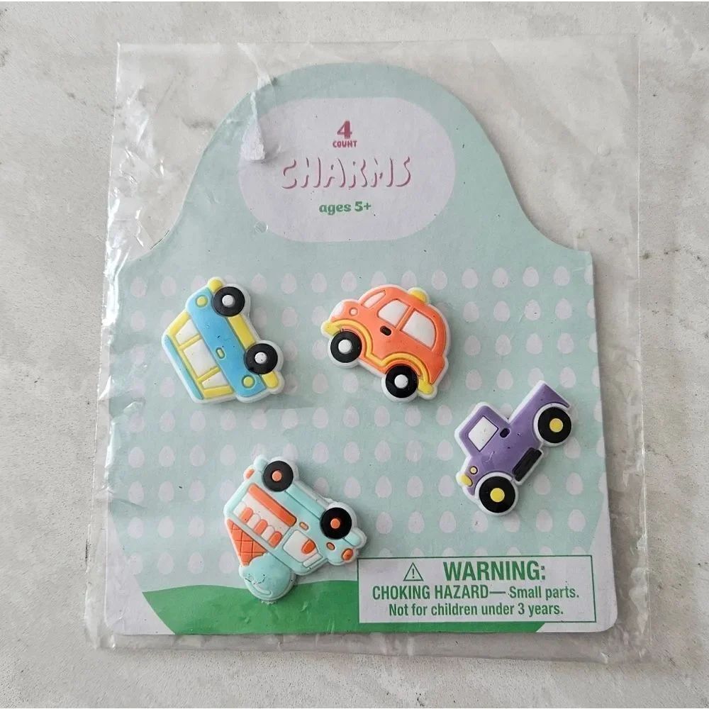 Colorful Vehicle Charms Set for Kids